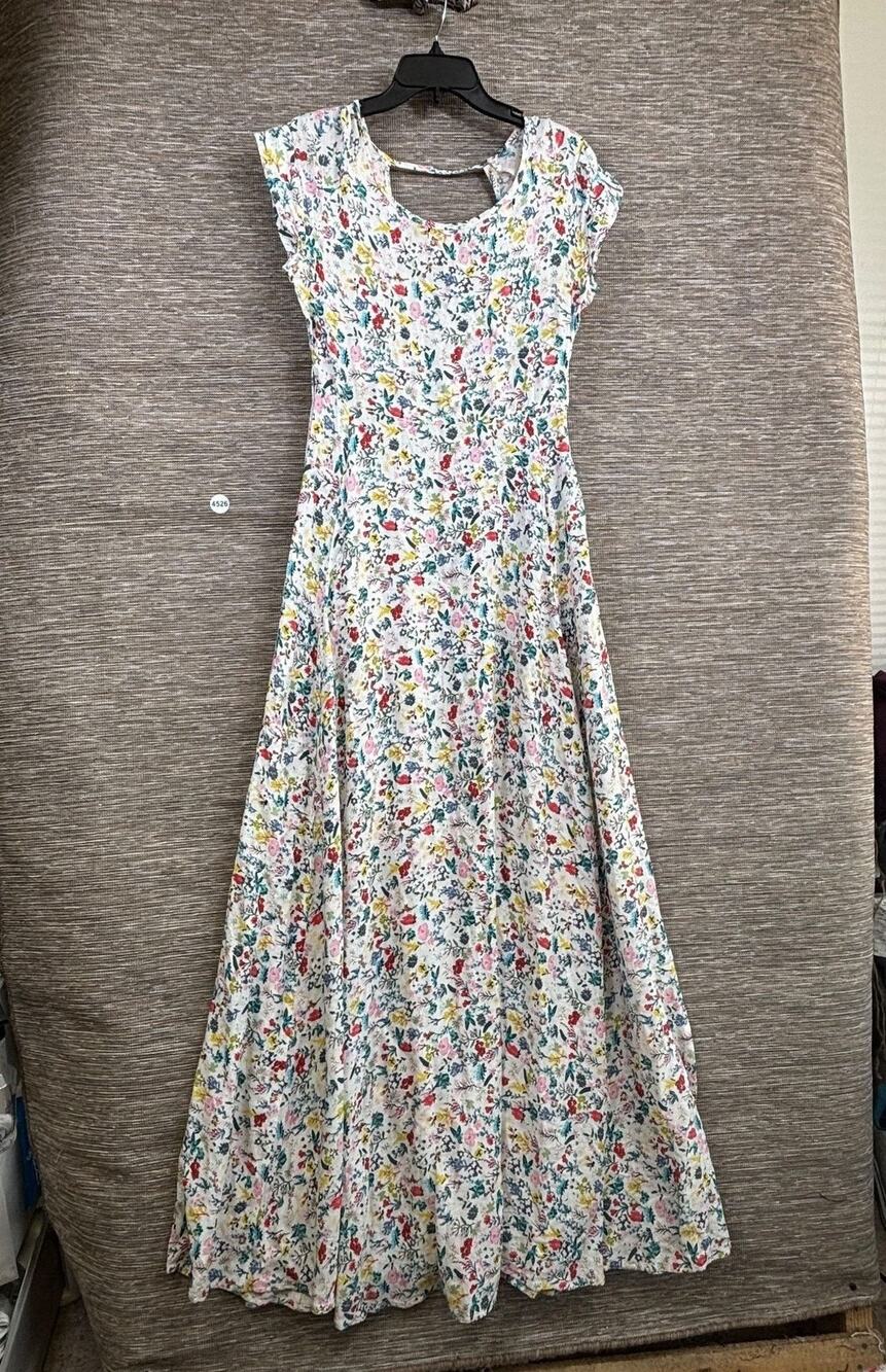 Amanda Laird Cherry Dress Womens EU 32 Multicolor Floral Fit & Flare Maxi Boho
